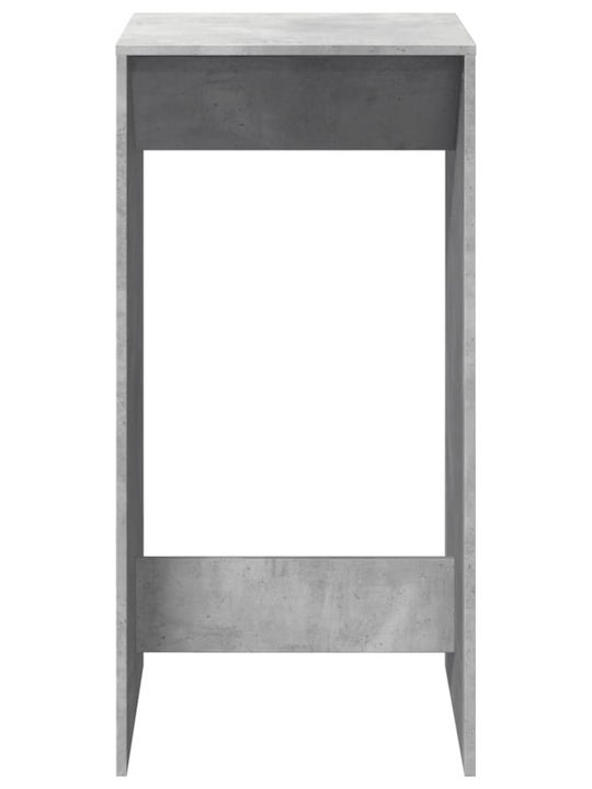 Τραπέζι Μπαρ Ξύλινο Γκρι 51x50x103.5εκ.
