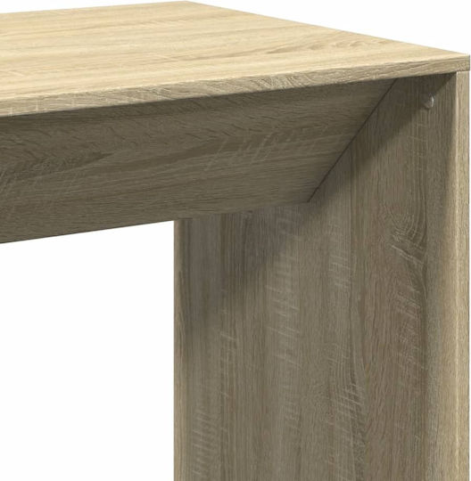 vidaXL Sonoma Bar Table Wooden Brown 51x50x103.5 cm