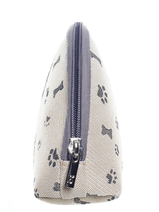 Signare Toiletry Bag Scottie in White color