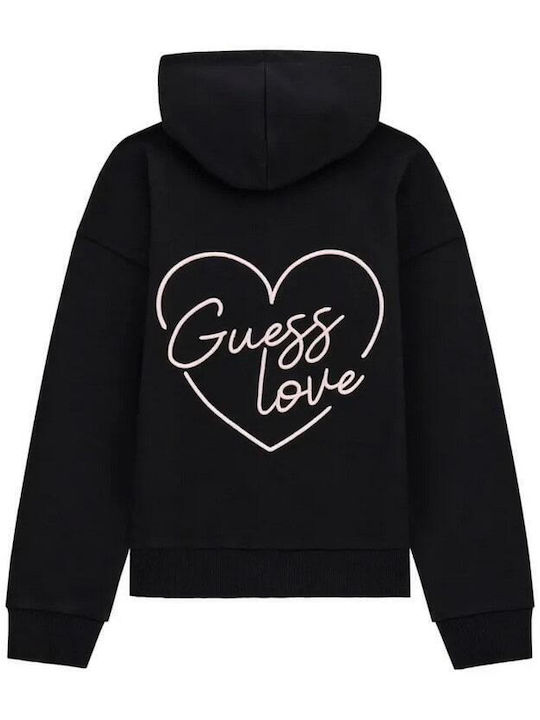 Guess Hanorac pentru copii Negru Ls Active Top