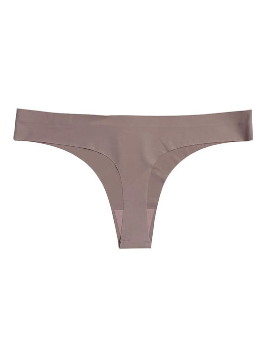 Women's Seamless String 9487 Nude