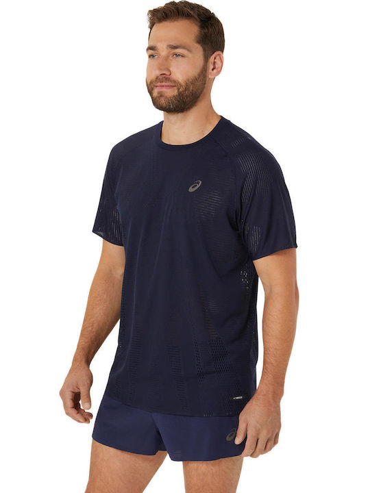 ASICS Metarun Herren T-Shirt Kurzarm Nvy