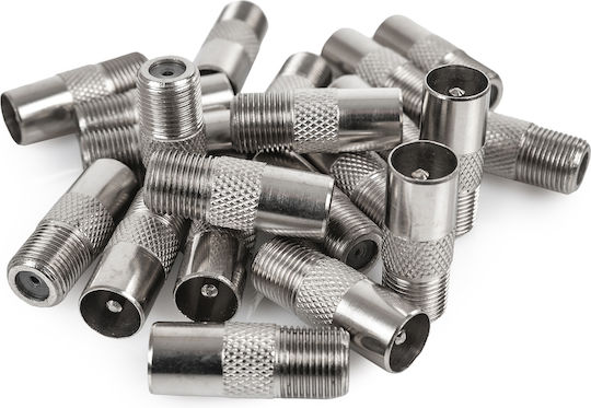 F Socket TV Plug Spacetronik TV-iecm01 100 Pieces 23731