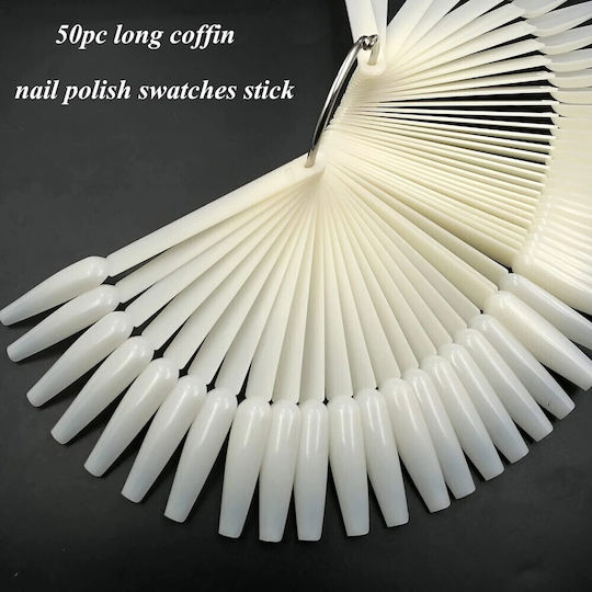 Color Swatch Coffin Ballerina Natural 50 Positions Ring