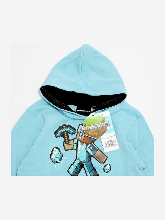 Kinder-Sweatshirt mit Kapuze und Taschen Blue