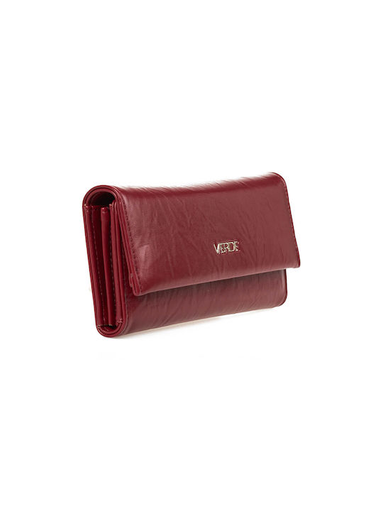 Verde Large Women's Wallet Burgundy