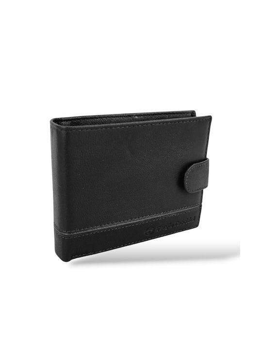 Sergio Tacchini Men's Leather Wallet with RFID Black