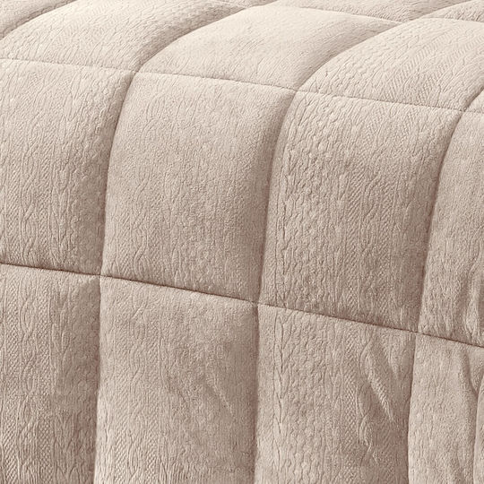 Melinen Κουβερτοπάπλωμα Υπέρδιπλο 220x240εκ. Beige Melinen Κουβερτοπάπλωμα Υπέρδιπλο 220x240εκ. Beige