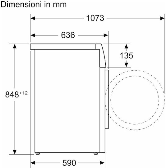 Neff Πλυντήριο Ρούχων 9kg 1400 Στροφών W744GX0EU