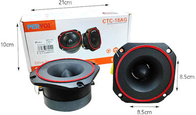 PerVoi Set Car Audio Round Tweeters