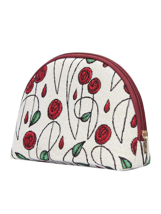 Signare Toiletry Bag Mackintosh Rose in White color