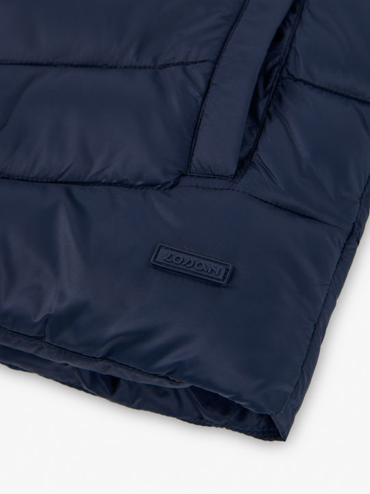 Kids' Quilted Jacket with Hood Blue
