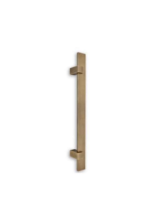 Best 230 Front Door Handle 40x10 Antique Center Distance D Handle Length L 230/400mm Best Inox Aluminum Brass