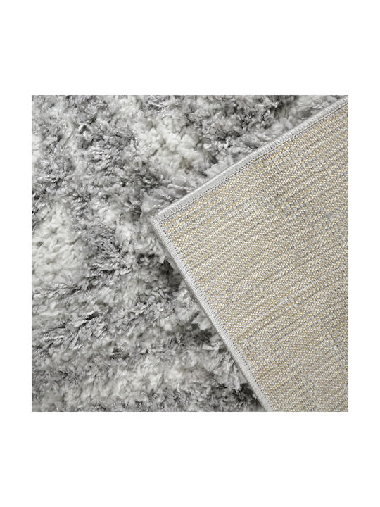 Saray Home Shaggy Velvet Bedroom Rugs Set Gray C717B-GR-SET 3pcs