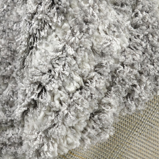 Saray Home Shaggy Velvet Bedroom Rugs Set Gray C717B-GR-SET 3pcs