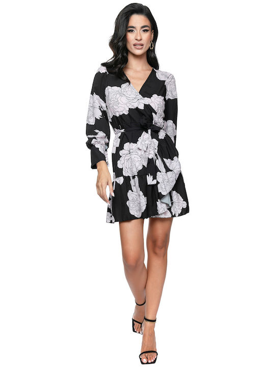 Wrap Print Dress Comfort Style Autumn Walks