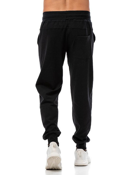 Pantaloni de trening cu Elastic Negru