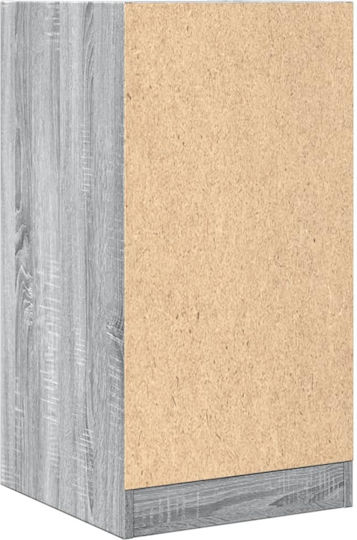Vidaxl Συρταριέρα Γενικής Χρήσης Γκρι Sonoma 40x41x77,5cm Επεξ Ξύλο 1 Τεμ Γκρι