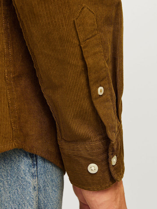 Long-sleeved Corduroy Shirt Monks Robe