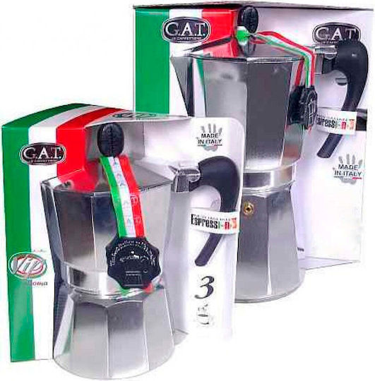 Nitec Stovetop Espresso Pot for Silver