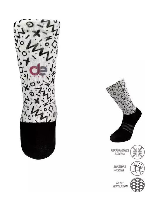 Desocks Κάλτσες Geometric Printed Performance M 38-41