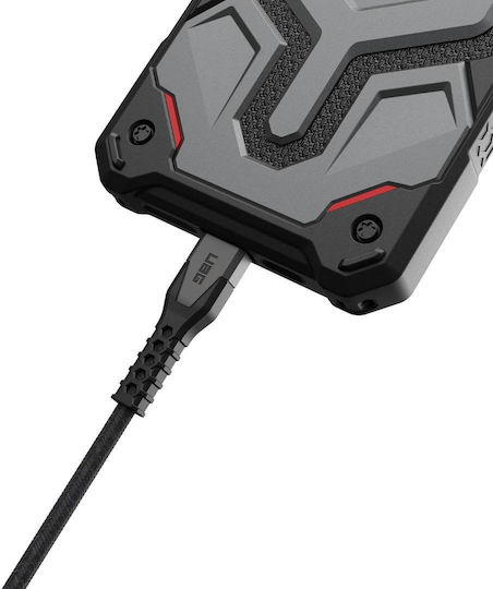 UAG Uag Ultra Rugged Kevlar Braided USB 2.0 Cable USB-C male - USB-C 60W PD Μαύρο 1.5m