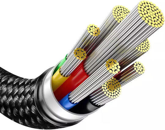 Baseus Tungsten USB 3.2 Video Cable USB-C Male - USB-C 100W PD Gold 1.5m P10319800111-00