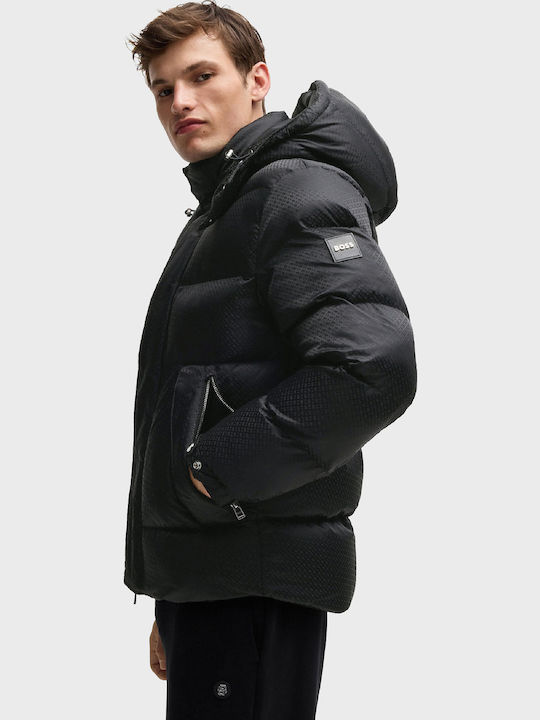 Jacke Puffer Wasserdicht Schwarz
