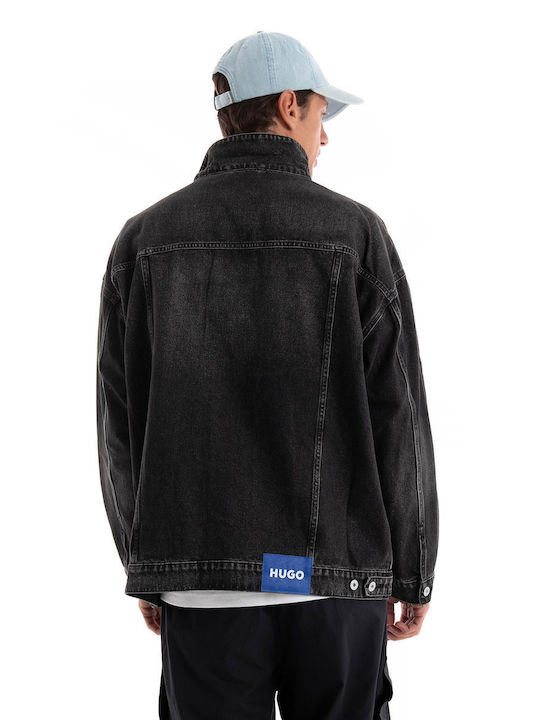 Hugo Herrenjeans Jacke Schwarz