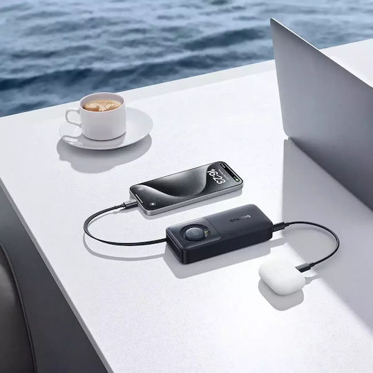 Baseus Free2Pull Power Bank 10000mAh 30W με Θύρα USB-C Μαύρο
