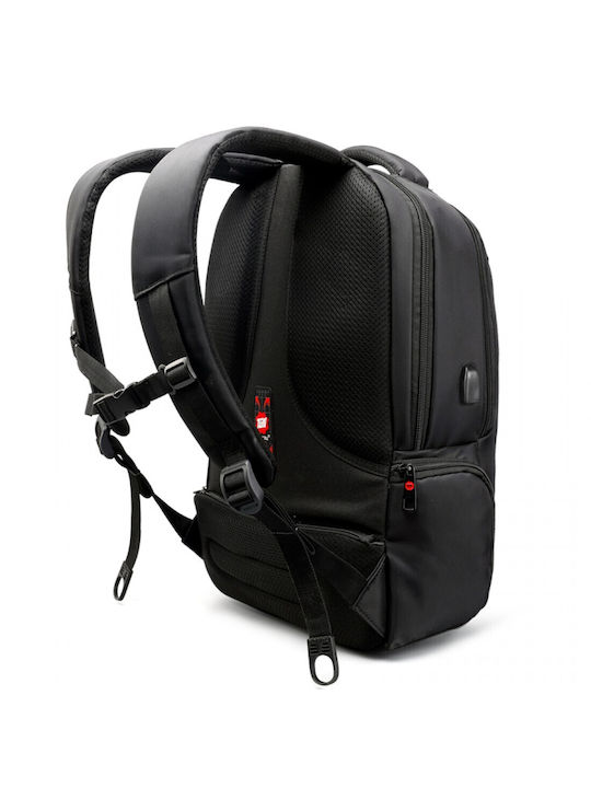Tigernu Wasserdicht Tasche Rucksack für Laptop 15.6" in Schwarz Farbe