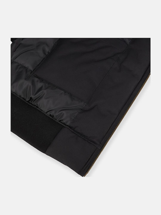 Plains Jacket Bomber Black