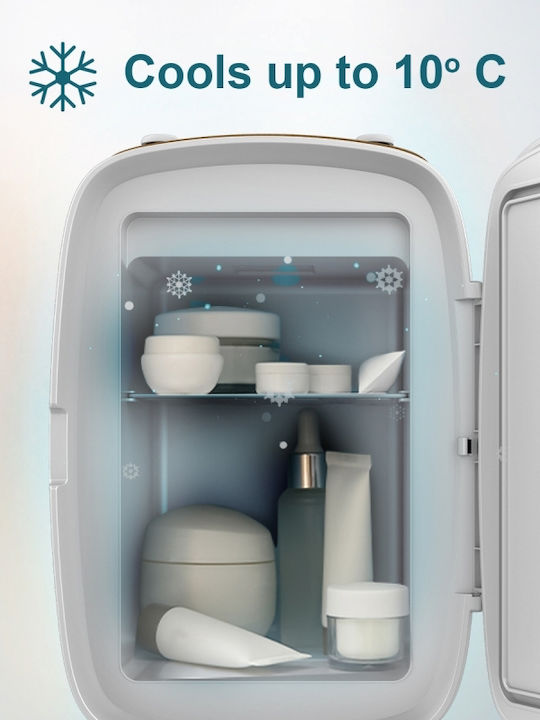 Cecotec Bamba CoolingBeauty Ψυγείο Καλλυντικών 6lt με Ράφι, Καθρέφτη & Φωτισμό LED Ροζ 18W