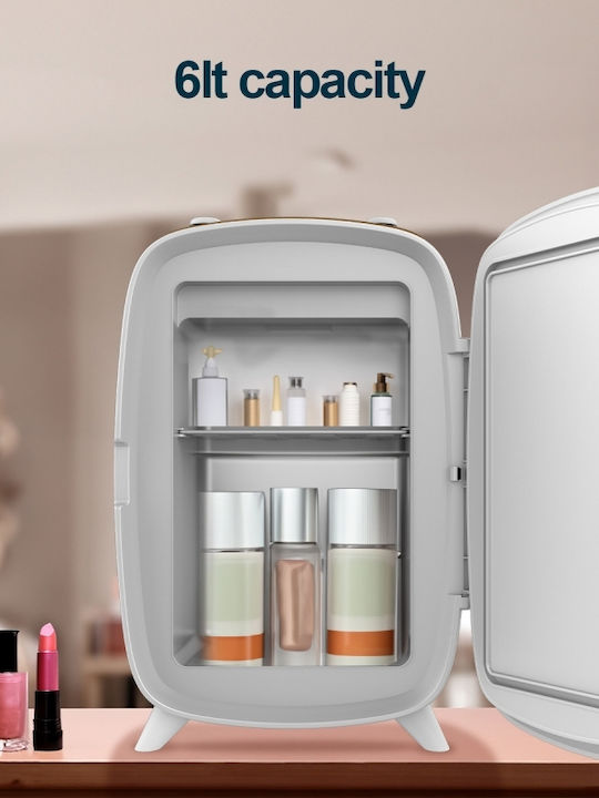Cecotec Bamba CoolingBeauty Ψυγείο Καλλυντικών 6lt με Ράφι, Καθρέφτη & Φωτισμό LED Ροζ 18W