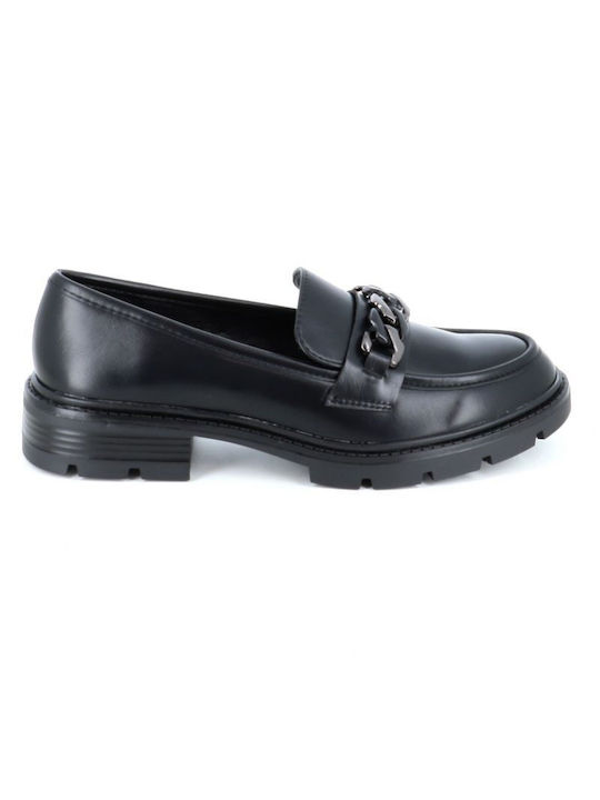 B-Soft Γυναικεία Loafers σε Μαύρο Χρώμα