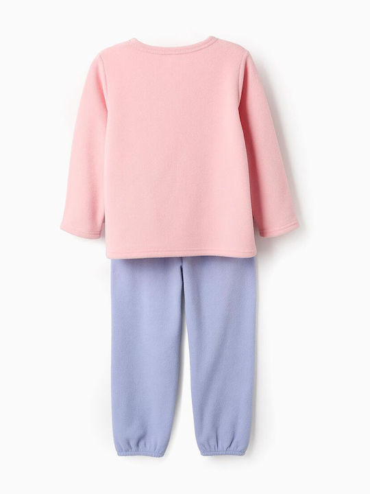 Zippy Детска пижама Зимна Поларена Pink