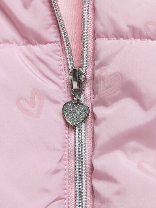 Kids' Casual Jacket with Hood Pink