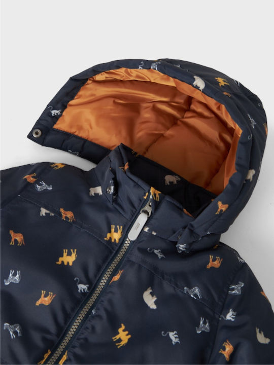 Kinder Freizeitjacke mit Kapuze Dark sapphire Mini Safari