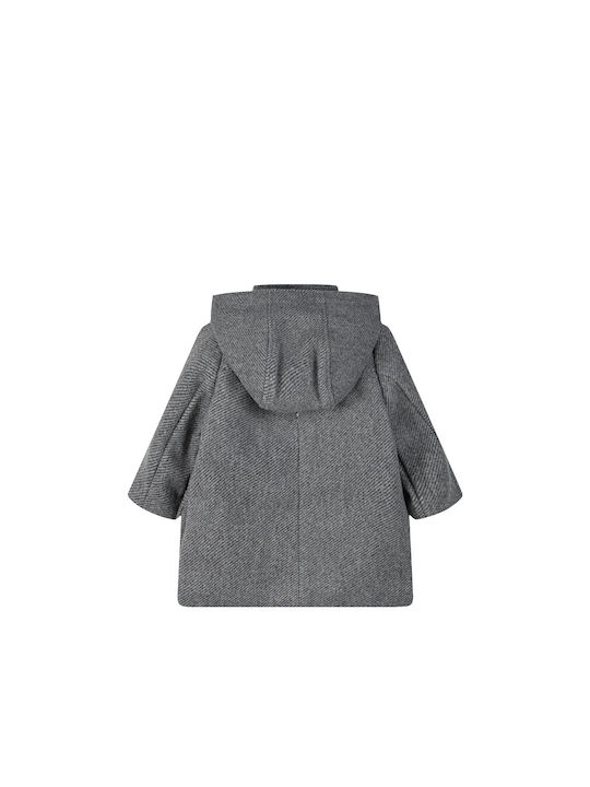 Energiers Kids Coat with Lining & Hood Grey