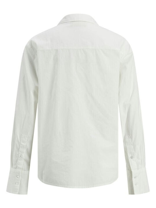 Women's Long Sleeve Shirt White