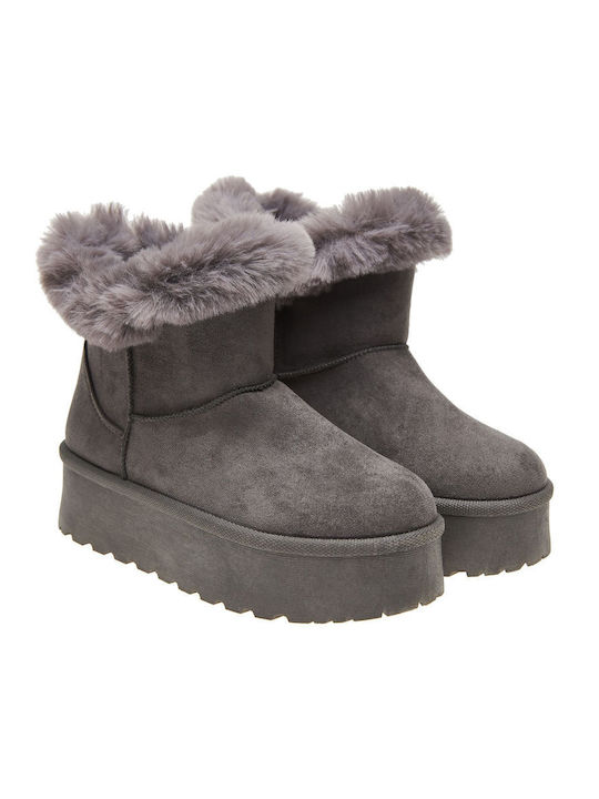 Funky Buddha Women's Ankle Boots Gray