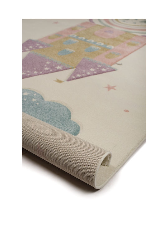 Viokarpet Kinder Teppich Ecru 160x230cm
