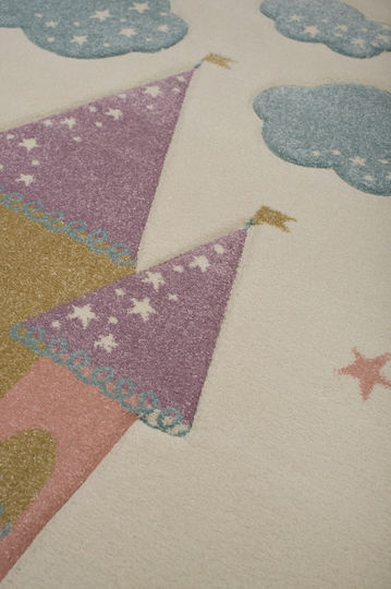 Viokarpet Kinder Teppich Ecru 160x230cm