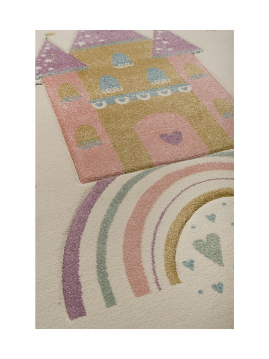 Viokarpet Kinder Teppich Ecru 160x230cm