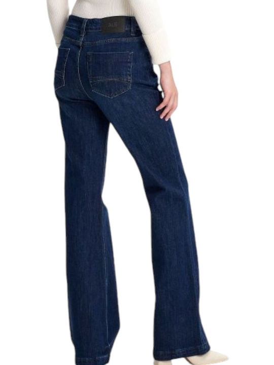 Ale - The Non Usual Casual High Waist Women's Jean Trousers Flared