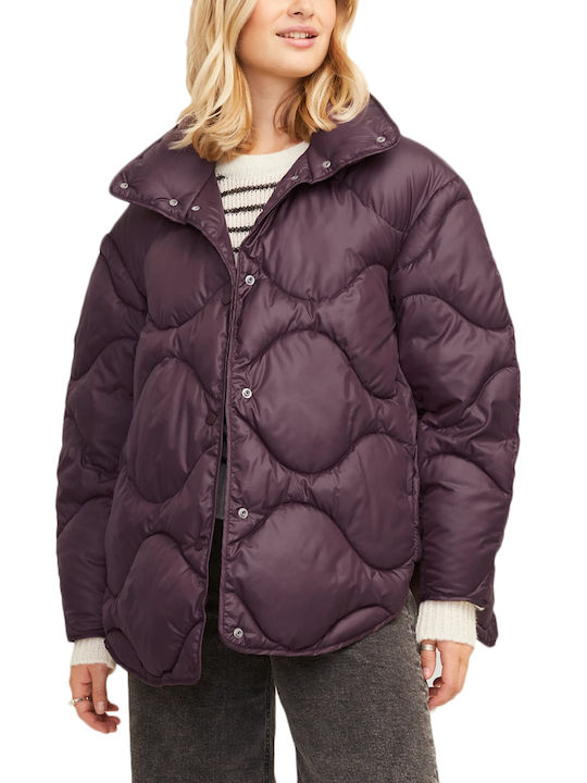 Jack & Jones Women's Long Puffer Jacket for Winter MOV