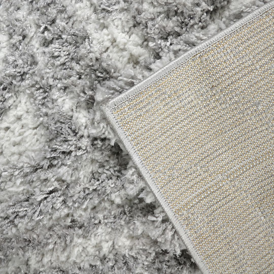 Saray Home Χαλί Ορθογώνιο Shaggy Γκρι 160x210cm