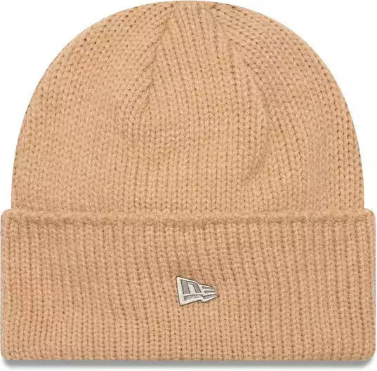 Beanie Unisex Beanie Knitted in Beige color