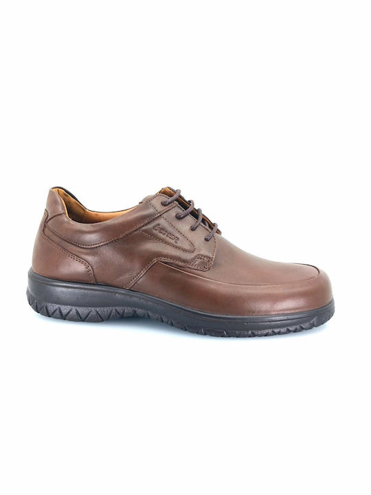 Boxer Men's Leather Casual Shoes Brown