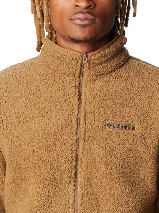 Rugged Ridge Sherpa Full Cardigan pentru Bărbați Light Brown